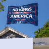 No Kings in America Flag, Anti-Trump, Protest Flag
