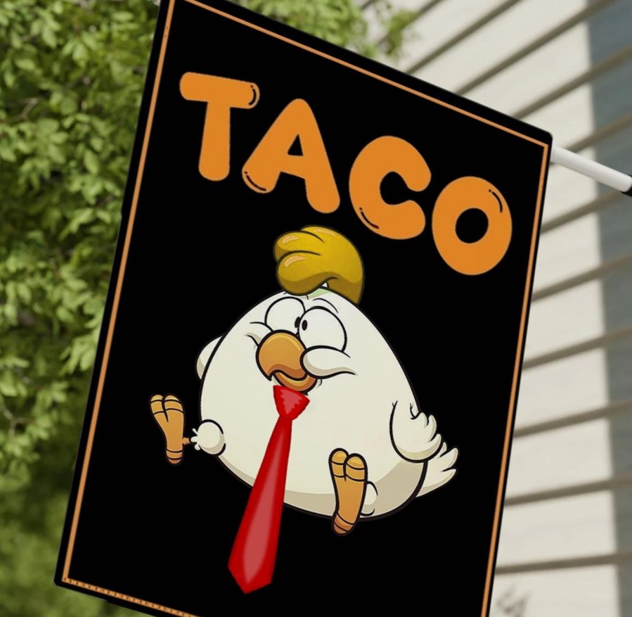 TACO Chicken DT Garden Flag