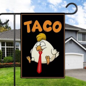 TACO Chicken DT Garden Flag