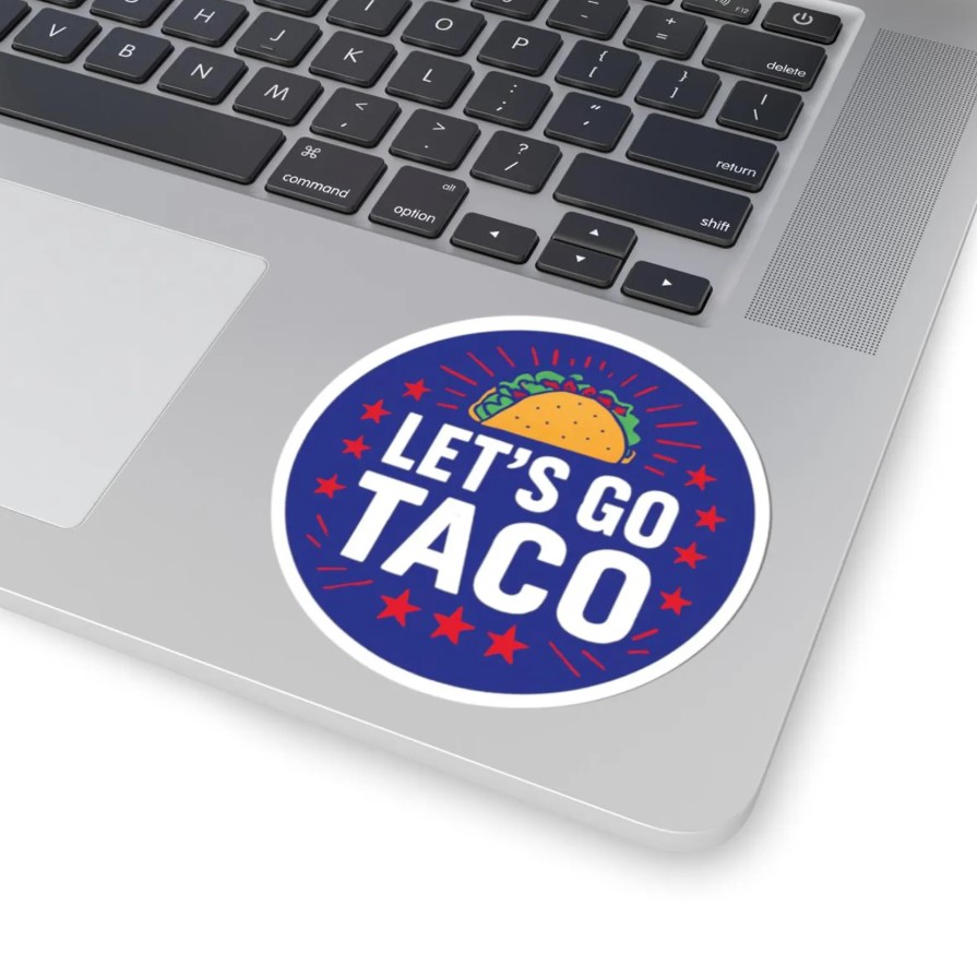 TACO Sticker Trump Always Chickens Out
