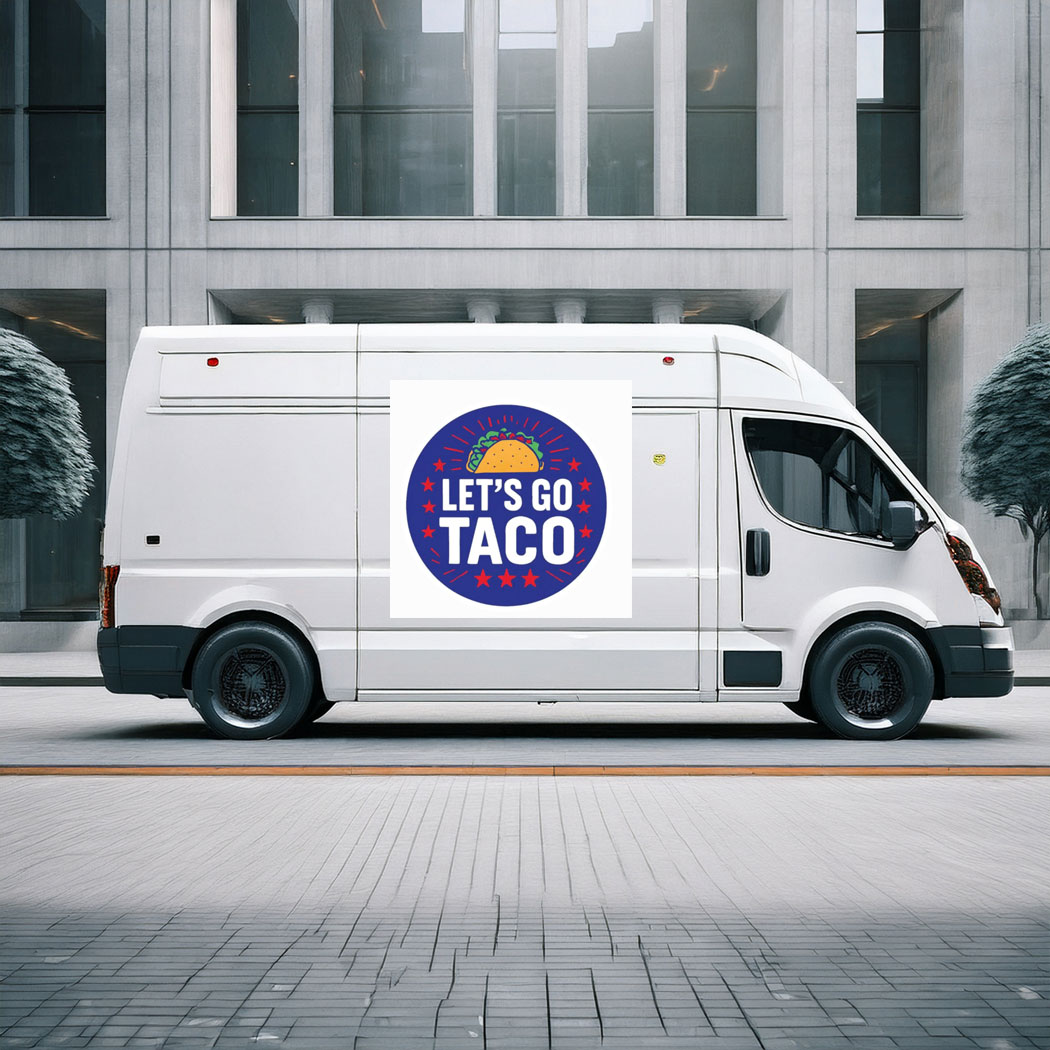 TACO Sticker Trump Always Chickens Out