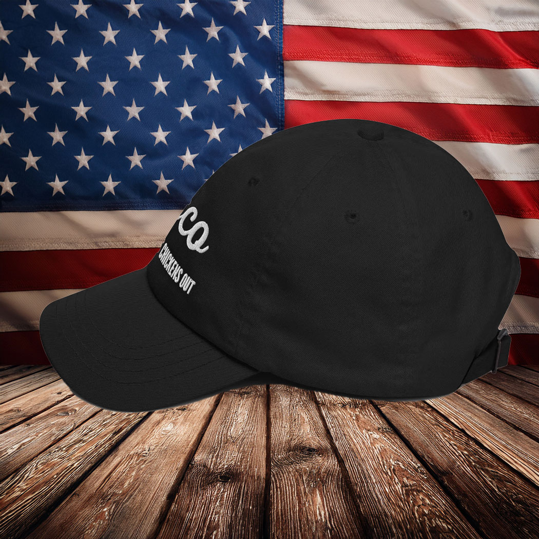TACO Trump Always Chicken's Out Golf Dad hat