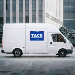 TACO - Trump Always Chickens Out or Let's Go Taco Sticker