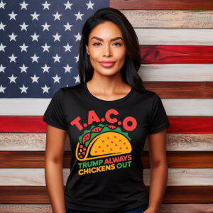 Taco Trump Always Chicken Out Retro Shirt