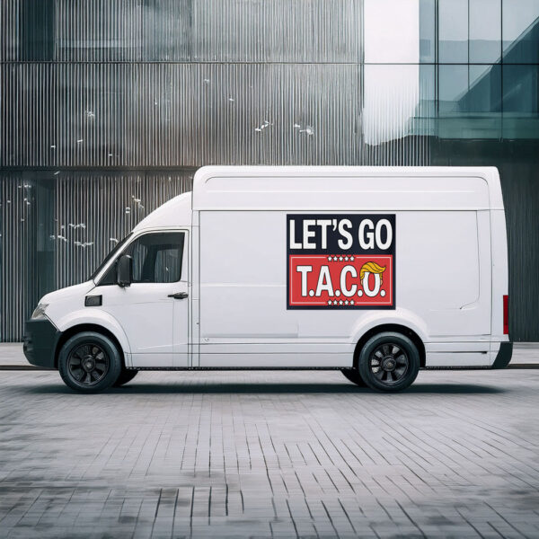 Taco Trump Always Chickens Out 2025 Sticker
