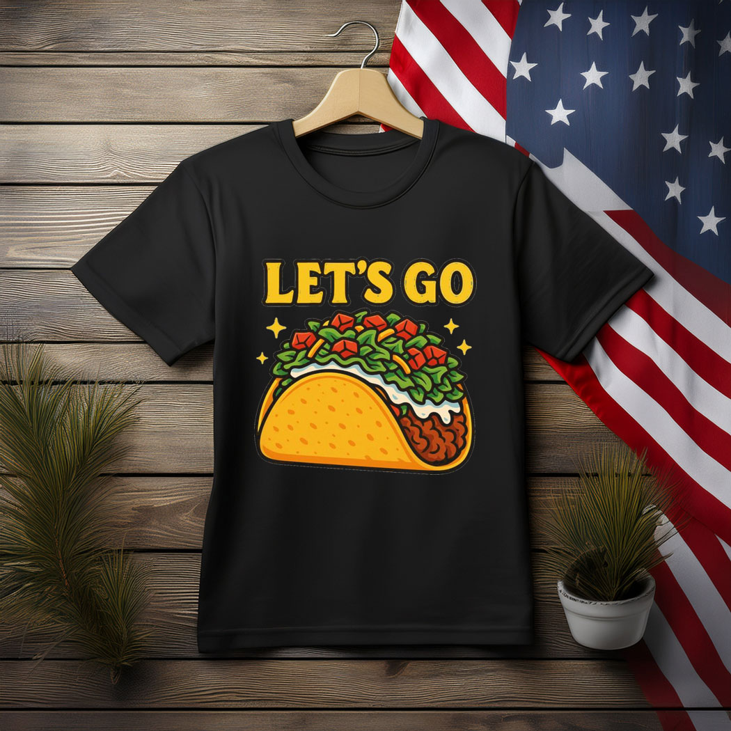 Trump Always Chickens Out Chicken Trump Holding Taco Shirt