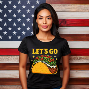 Trump Always Chickens Out Chicken Trump Holding Taco Shirt