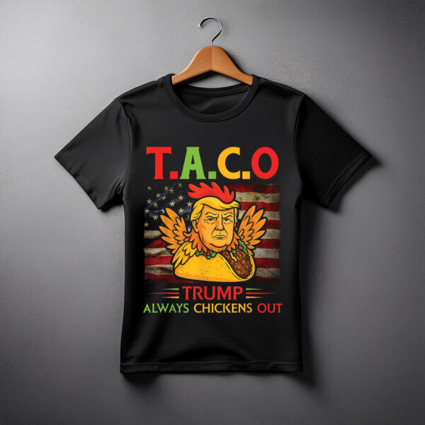 Trump Always Chickens Out Funny Anti-Trump Meme Shirt