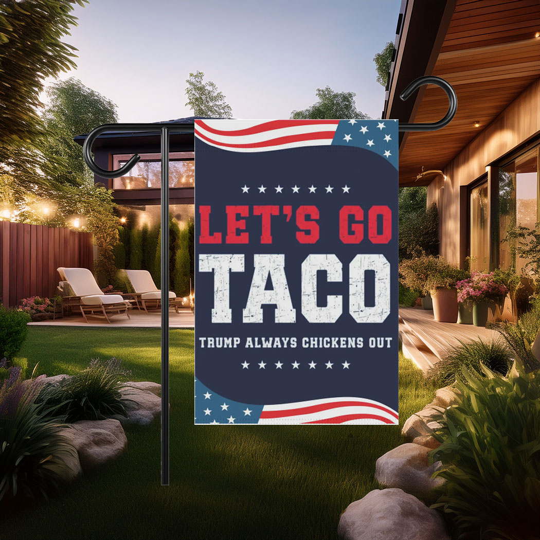 TACO - Trump Always Chickens Out Flag
