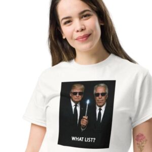 What List Donald Trump and Jeffrey Epstein shirts