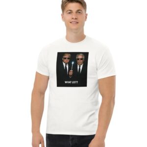 What List Donald Trump and Jeffrey Epstein shirts