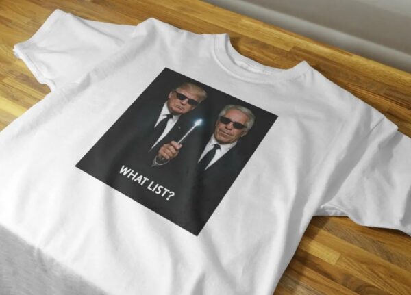 What List Donald Trump and Jeffrey Epstein shirts